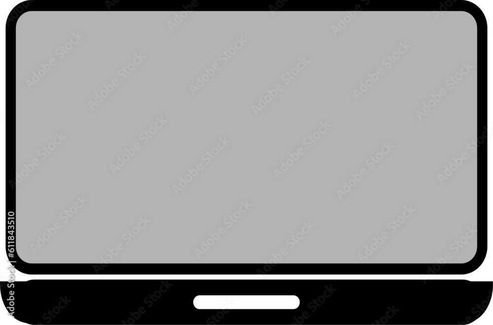 icon laptop. a simple design laptop
