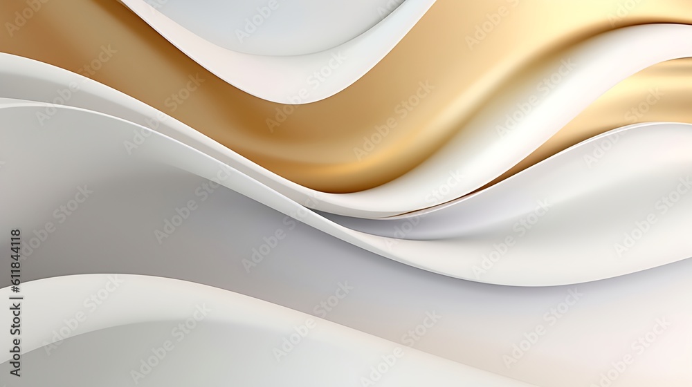 Abstract white luxury liquid Wave Background. Generative AI Abstract white luxury liquid Wave Background. Generative AI