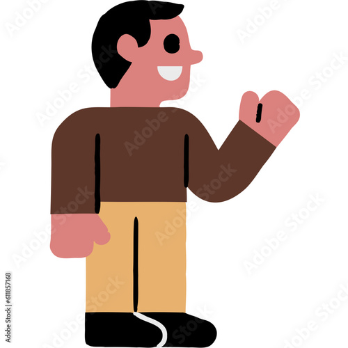 standing man illustration