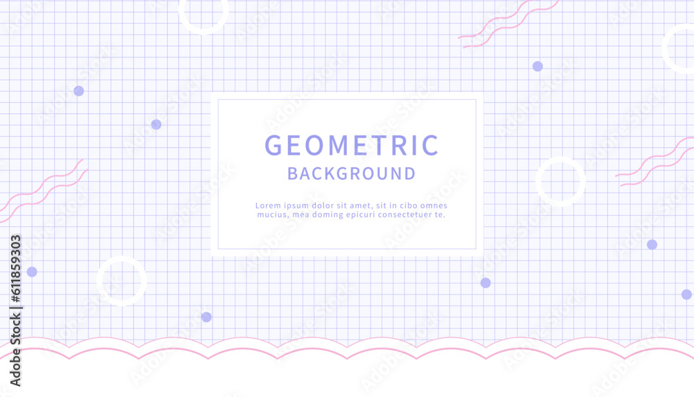 Simple modern geometry purple background with lines and dots. Simple modern geometry purple background with lines and dots.