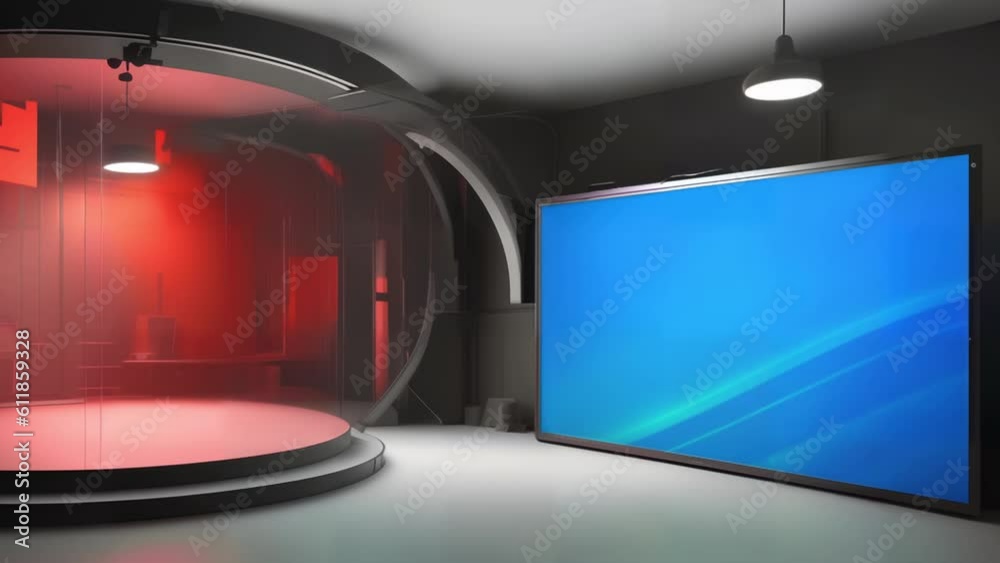 Immersive Virtual TV Studio Background Loop for Captivating Reality Shows Immersive Virtual TV Studio Background Loop for Captivating Reality Shows