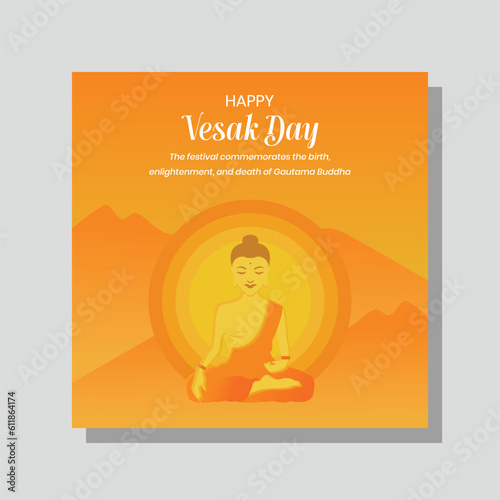 vesak vector suitable for business