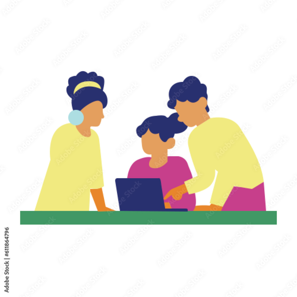online conclusion of the transaction. the opening of a new startup. business handshake, via phone and laptop. vector illustration in a flat style investor holds money in ideas online vector
