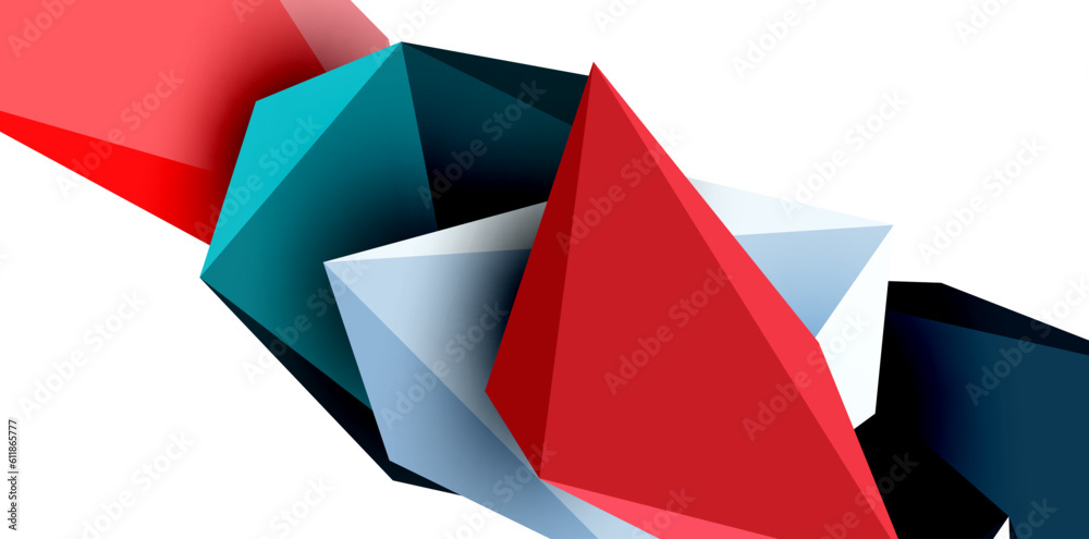 3d low poly triangle design elements 3d low poly triangle design elements