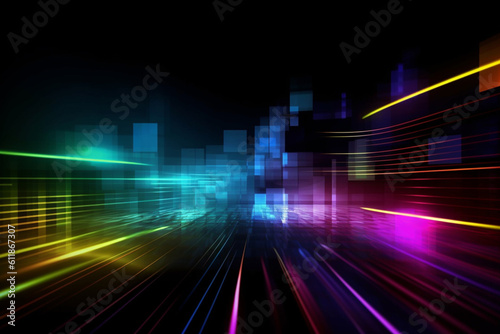 Technology abstract and colorful background