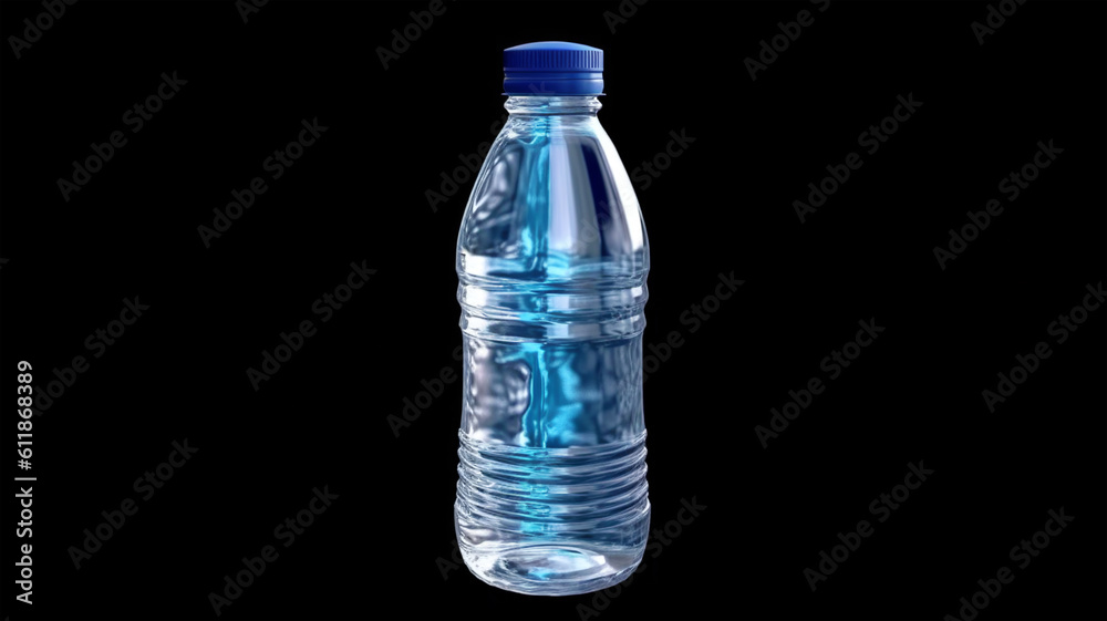 Transparent water bottle, environmental and water protection, drinking is good for your health Transparent water bottle, environmental and water protection, drinking is good for your health