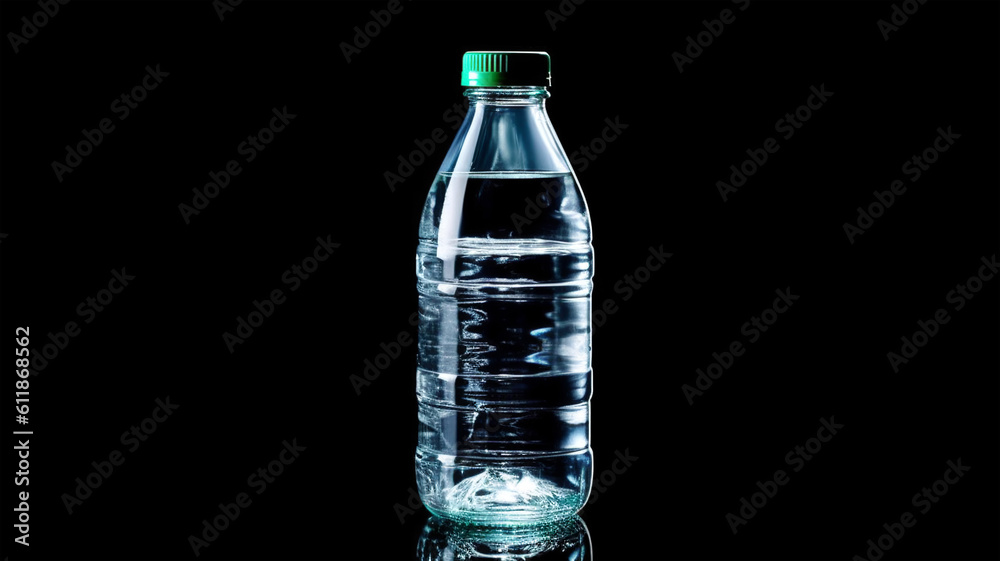Transparent water bottle, environmental and water protection, drinking is good for your health Transparent water bottle, environmental and water protection, drinking is good for your health