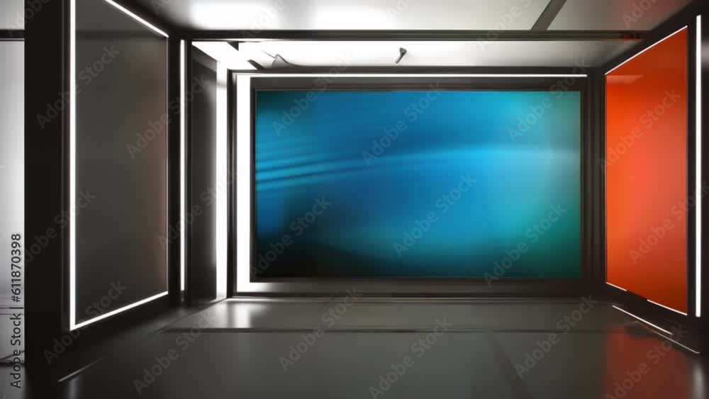 Dynamic Virtual News Studio Green Screen Loop for Engaging News Coverage Dynamic Virtual News Studio Green Screen Loop for Engaging News Coverage