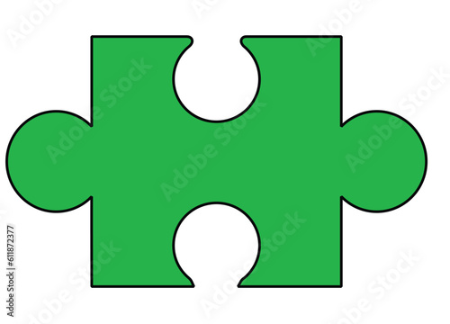 Single Jigsaw Piece