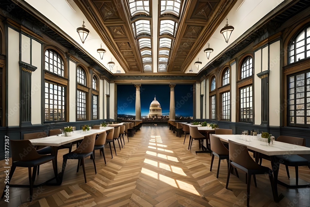 interior of a restaurant