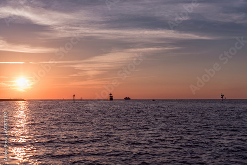 Sunset in Clearwater Beach, Florida. USA © Mindaugas Dulinskas