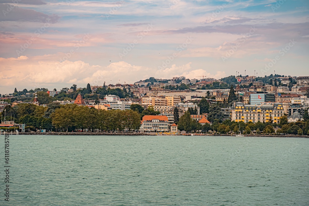 Fototapeta premium view of the big town