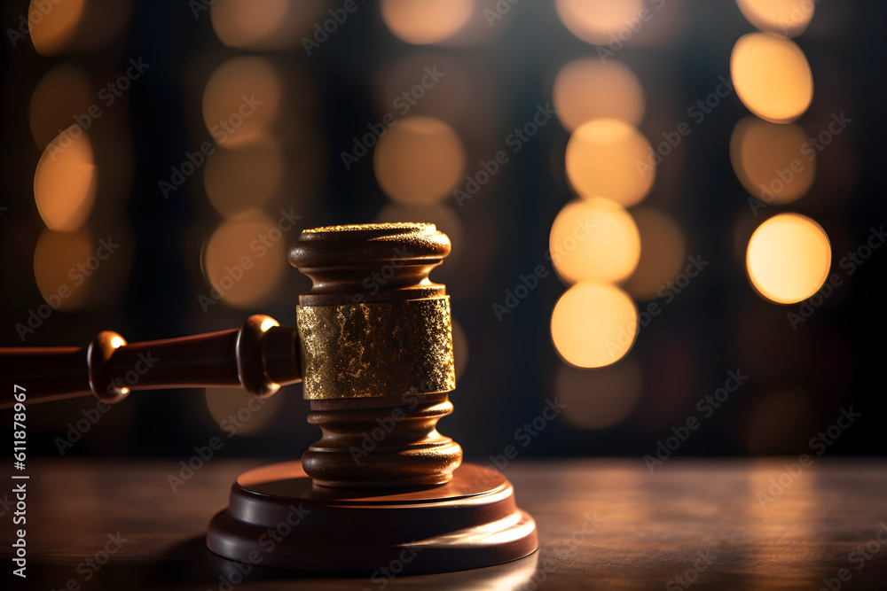 Wooden gavel on table, judge gavel on the table. law theme Wooden gavel on table, judge gavel on the table. law theme