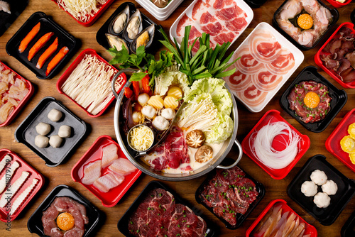 Get Your Taste with Hotpot Cuisine, Shabushi Food. Family time with buffet food