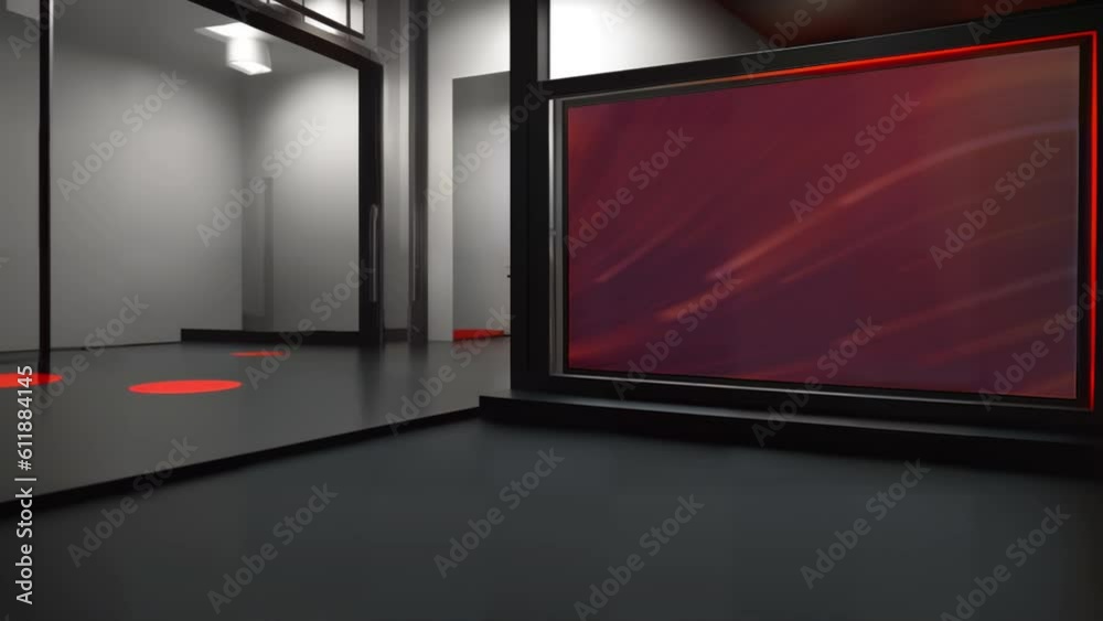 Dynamic Virtual Background Dynamic Virtual News Studio Background Loop for Green Screen vídeo do ...