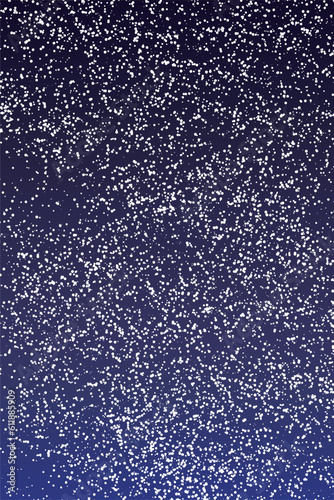満天の星空　シンプルな背景イラスト