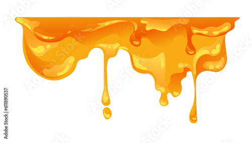 Honey liquid, tasty and sweet nectar from flowers