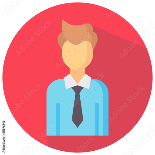 teacher avatar vector icon