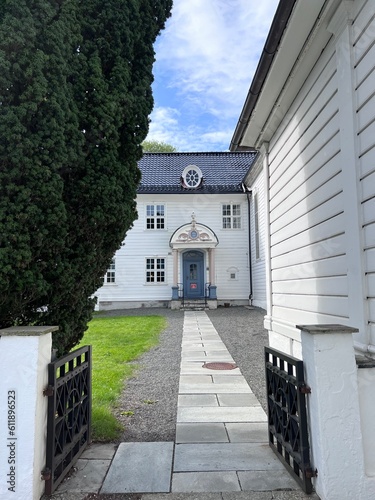 Laksevåg Historic District Hiking Trial Bergen Norway photo