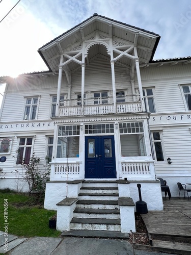 Laksevåg Historic District Hiking Trial Bergen Norway photo