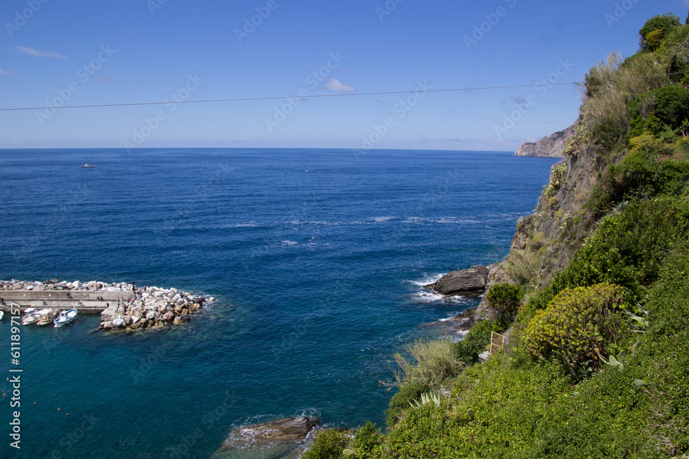 Strand ,Küste entlang der cinque terre