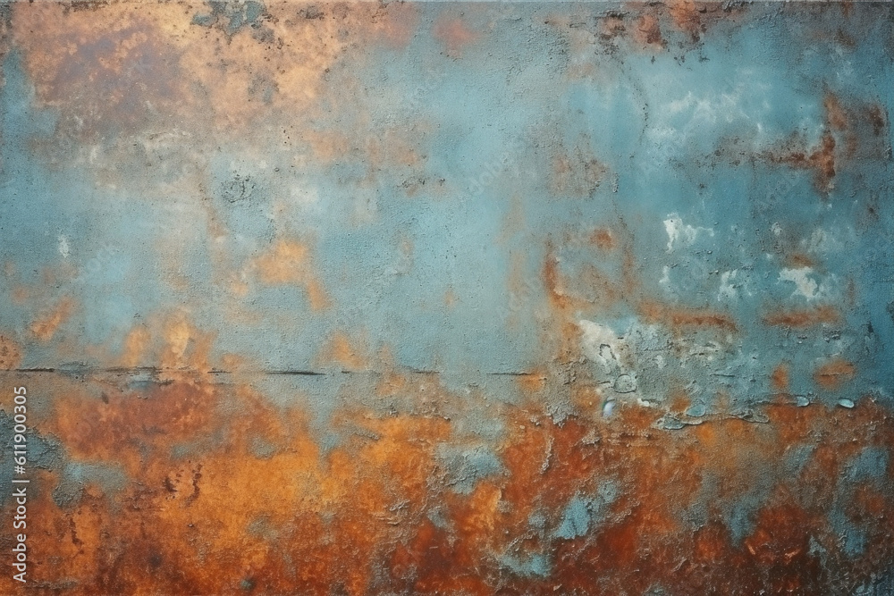 Grunge Metal Background with Rusty Texture