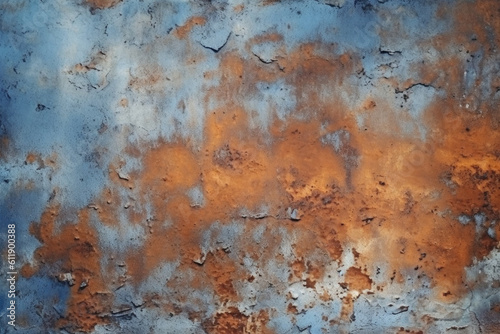 Grunge Metal Background with Rusty Texture © artchvit