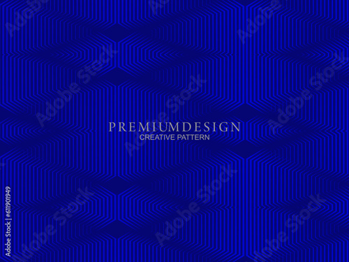 Premium background design with diagonal dark blue stripe pattern. Vector horizontal template for digital lux business banner  contemporary formal invitation  luxury voucher  prestigious gift certifica