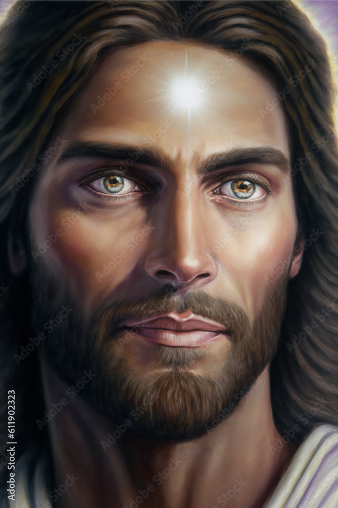 Portrait of Jesus Christ the Son of God Portrait of Jesus Christ the Son of God