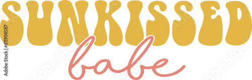 Sunkissed Babe,
Summer SVG, Retro Summer SVG