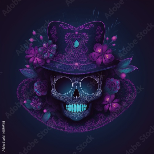 Dia de los muertos, Day of the dead, Mexican holiday, festival. photo