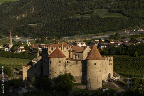 Schloss Kastelbell, im weichen Abendlicht