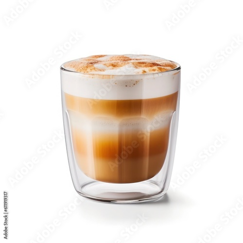 coffee latte in glass