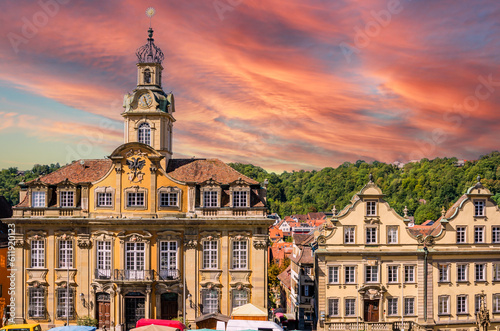 City Hall Schwaebisch Hall in germany photo