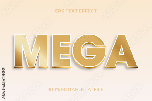 Unique editable art text effect. Text Effects.