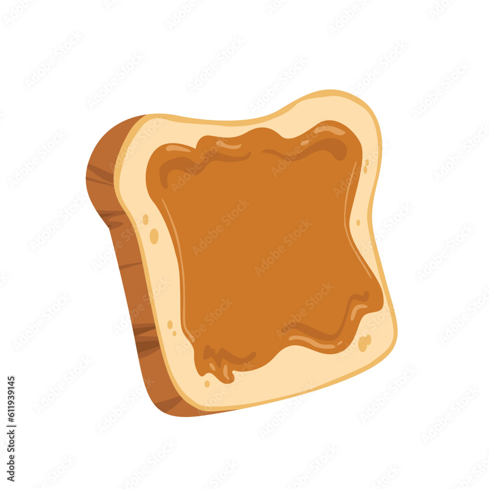 Obraz premium Peanut butter on toast