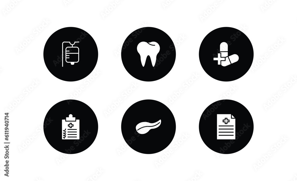 health and medical filled icons set. health and medical filled icons pack included saline, teeth, antibiotics, medical checklist, pancreas, file vector. health and medical filled icons set. health and medical filled icons pack included saline, teeth, antibiotics, medical checklist, pancreas, file vector.