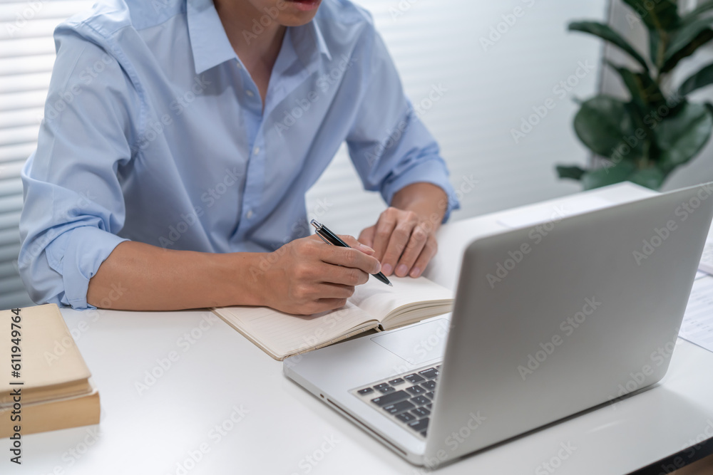 E learning Student online VDO Call Conference Work from home with cat remote work talk chat online on laptop webcam conference working with tablet social distancing concept E learning Student online VDO Call Conference Work from home with cat remote work talk chat online on laptop webcam conference working with tablet social distancing concept