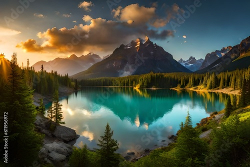 lake in the mountains © awais