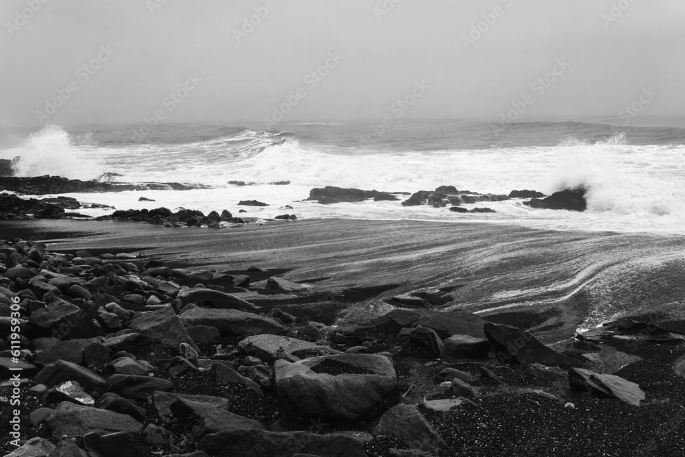 waves on the beach