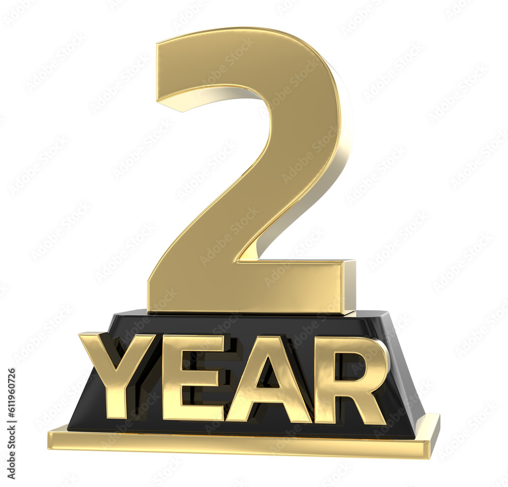 Top Gold And ANNIVERSAYR 3d render Top Gold And ANNIVERSAYR 3d render