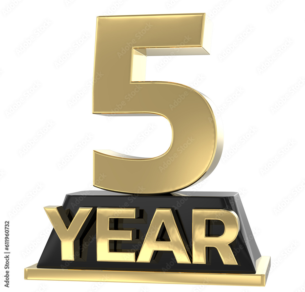 Top Gold And ANNIVERSAYR 3d render Top Gold And ANNIVERSAYR 3d render