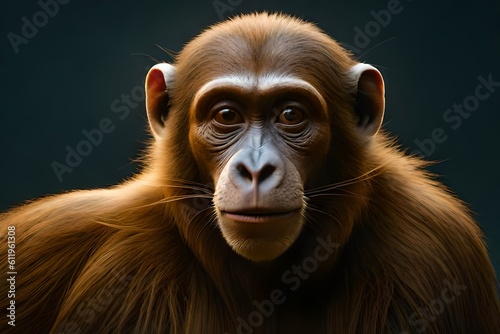 ape monkey in the woods