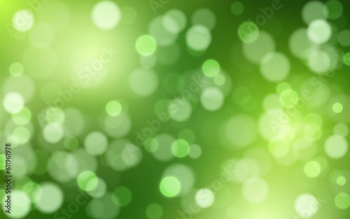 Nature green bokeh soft light abstract backgrounds, Vector eps 10 illustration bokeh particles, Backgrounds decoration