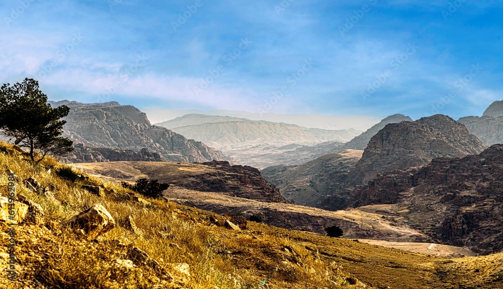 جبال البتراء- بانوراما- الاردن
Al- betra mountains- panorama- Jordan