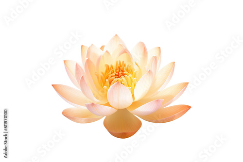 pink lotus isolated on white PNG