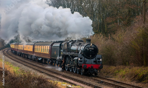 Fotografie, Obraz 73156 Steam locomotive on the Great Western Railway