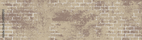 brick wall background with block