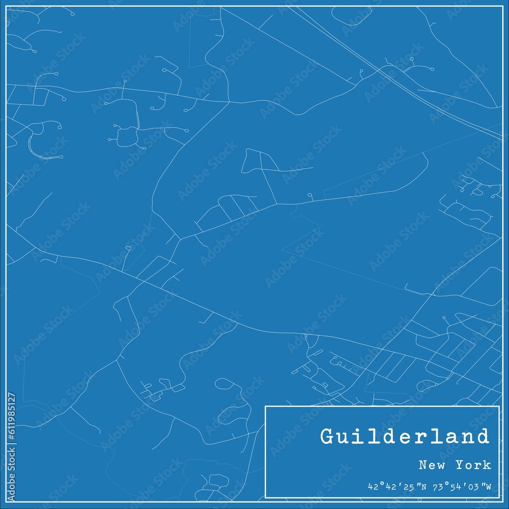 Blueprint US city map of Guilderland, New York. Blueprint US city map of Guilderland, New York.