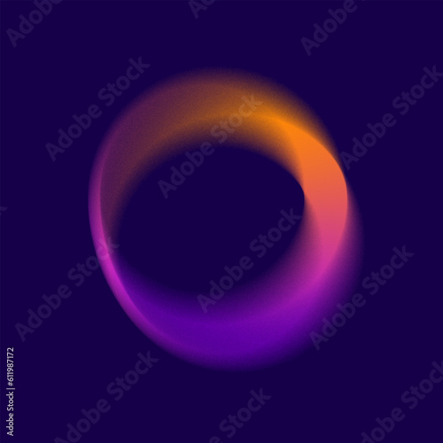 Round Gradient Mesh Colorful Vector